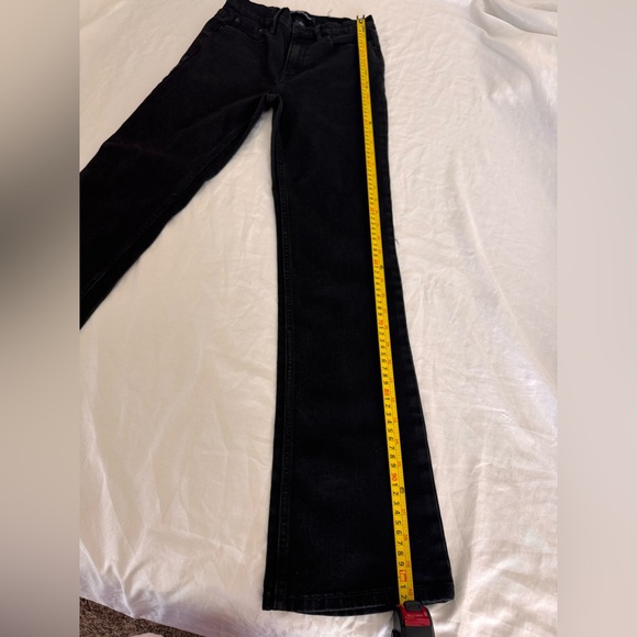 Calvin Klein Black Straight-Leg High-Rise Jeans - Size 27 - Picture 7 of 9